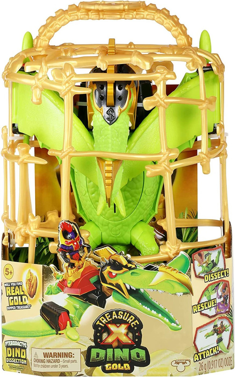 Treasure X Dino Gold Dino Dissection Pterodactyl Set Moose Toys
