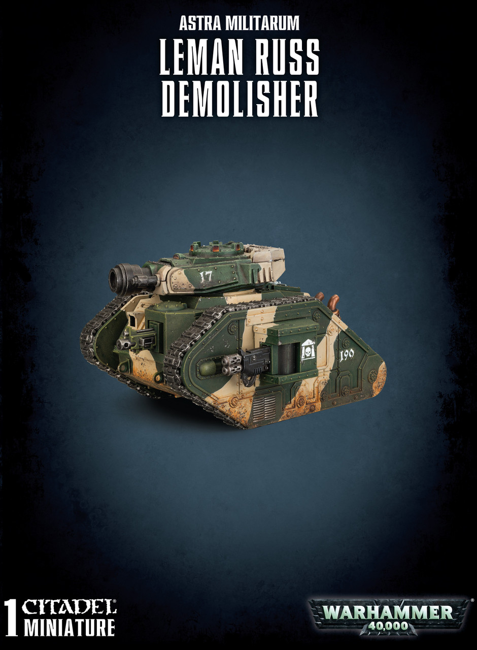 Warhammer 40,000 Astra Militarum Leman Russ Demolisher Miniature