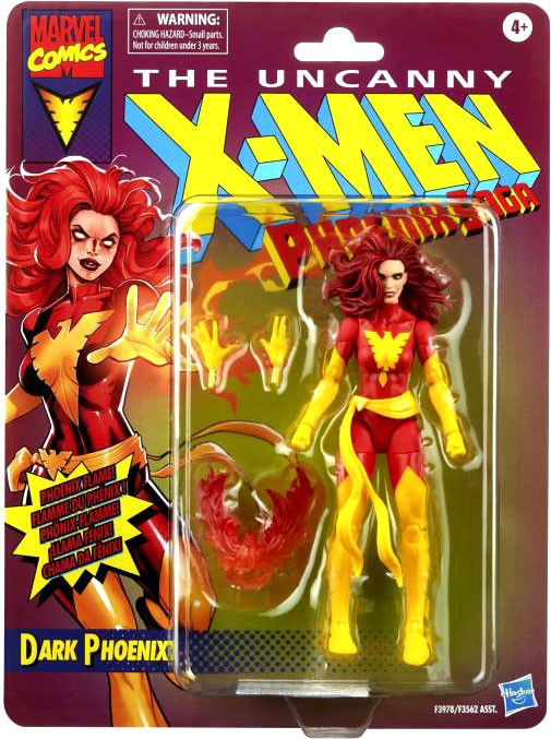 Marvel X-Men Marvel Legends Retro Series Dark Phoenix 6 Action