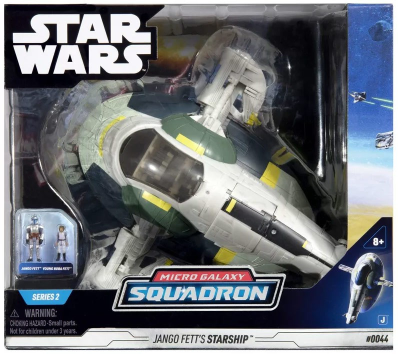STAR WARS STARSHIPS & VEHICLES フィギュア Star Wars Micro Galaxy Squadron Jango Fetts Starship Vehicle