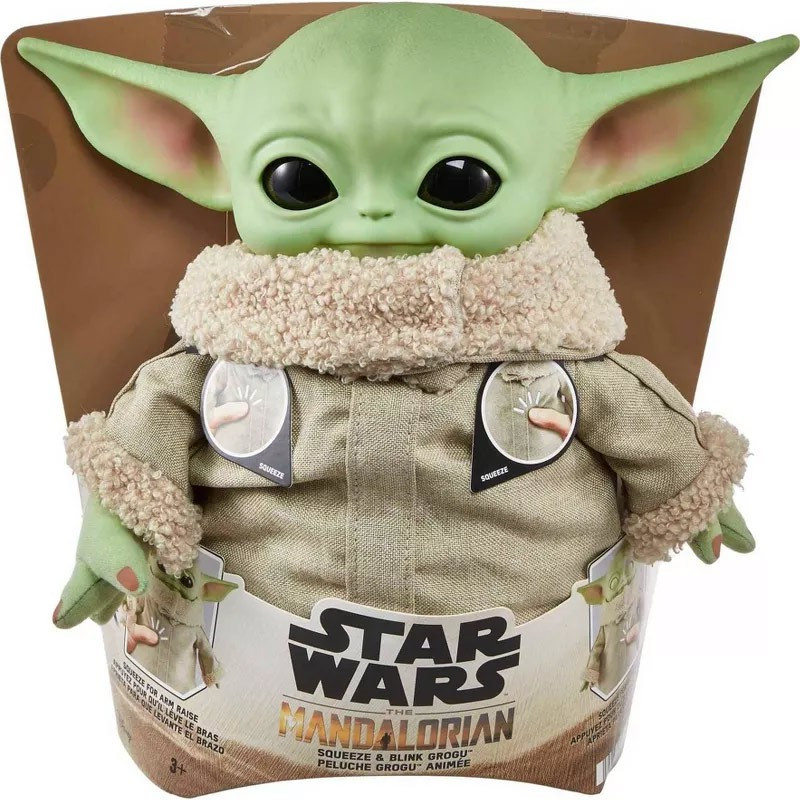 Star Wars The Mandalorian Squeeze Blink Grogu 11 Plush Figure