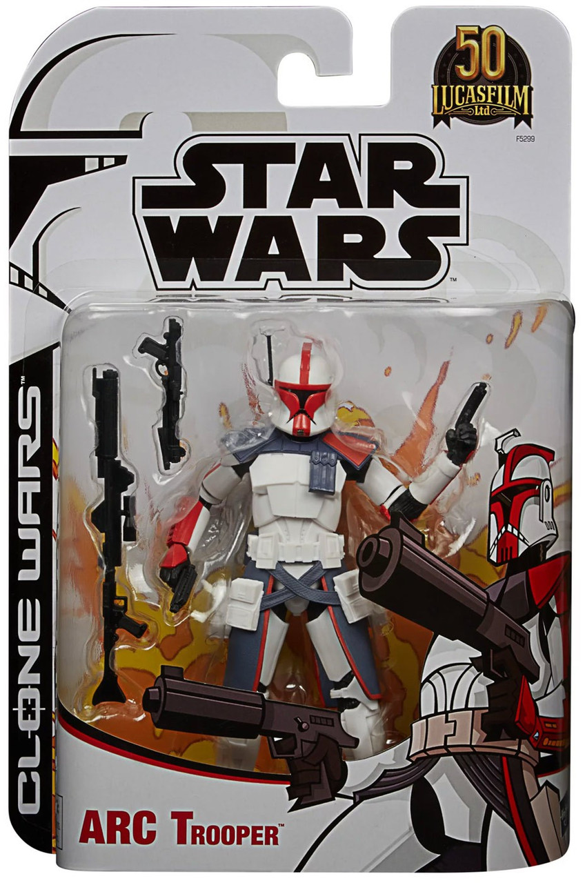 Star Wars Clone Wars Black Series ARC Trooper Exclusive 6 Action