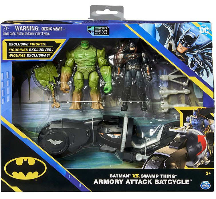 DC Batman Vs. Swamp Thing Armory Attack Batcycle Exclusive 4