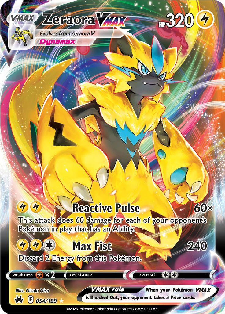 ポケモンカード ホロレアセット crownzenith054zeraoravmax__018