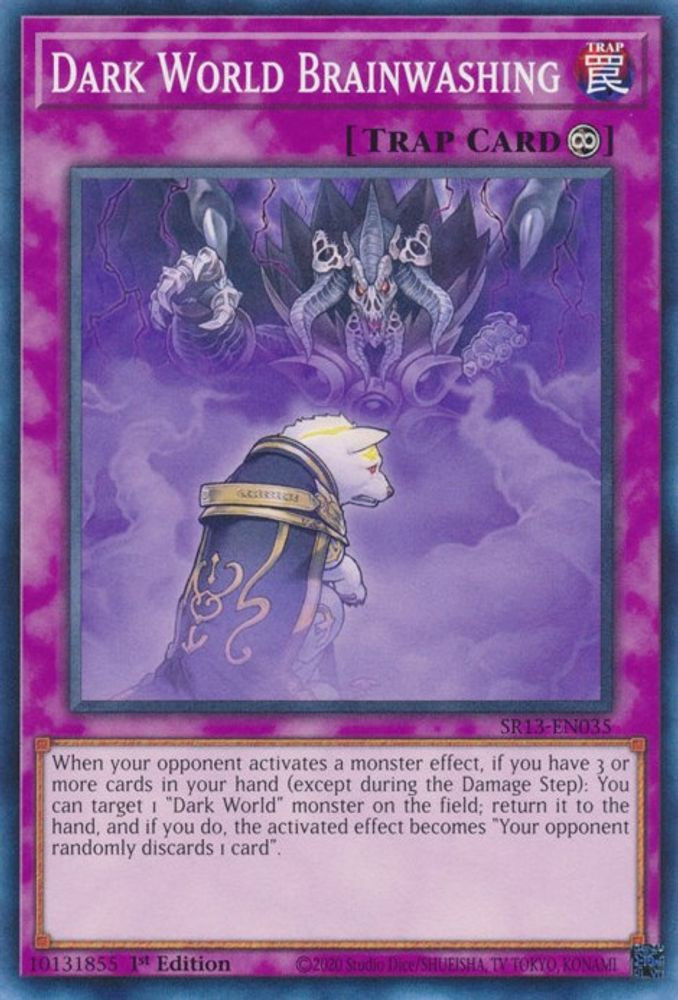 yugioh dark world support cards Yu-Gi-Oh! TCG: Structure Deck : Toys & Games Mint / near mint condition trading card yugioh dark world card list