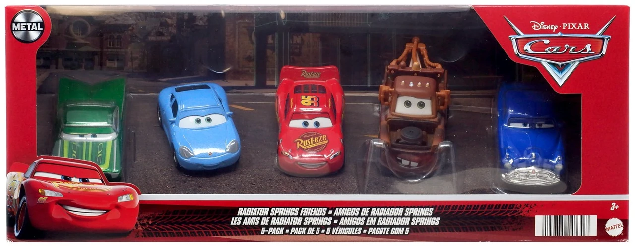 Pixar Cars 2 - Radiator Springs Ramone - Coffret Circuit Connectable, Mattel, Dès 3 Ans