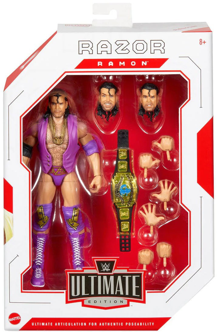 WWE Wrestling Ultimate Edition Wave 16 Razor Ramon 7 Action Figure