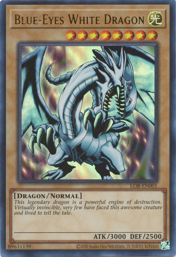 YuGiOh Trading Card Game Legend of Blue Eyes White Dragon 25th