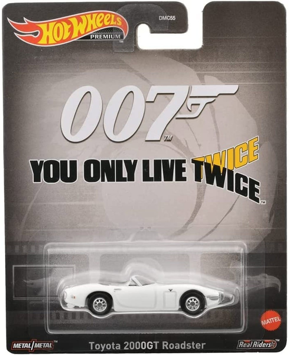 Hot Wheels James Bond Premium Toyota 2000GT Roadster 164 Diecast