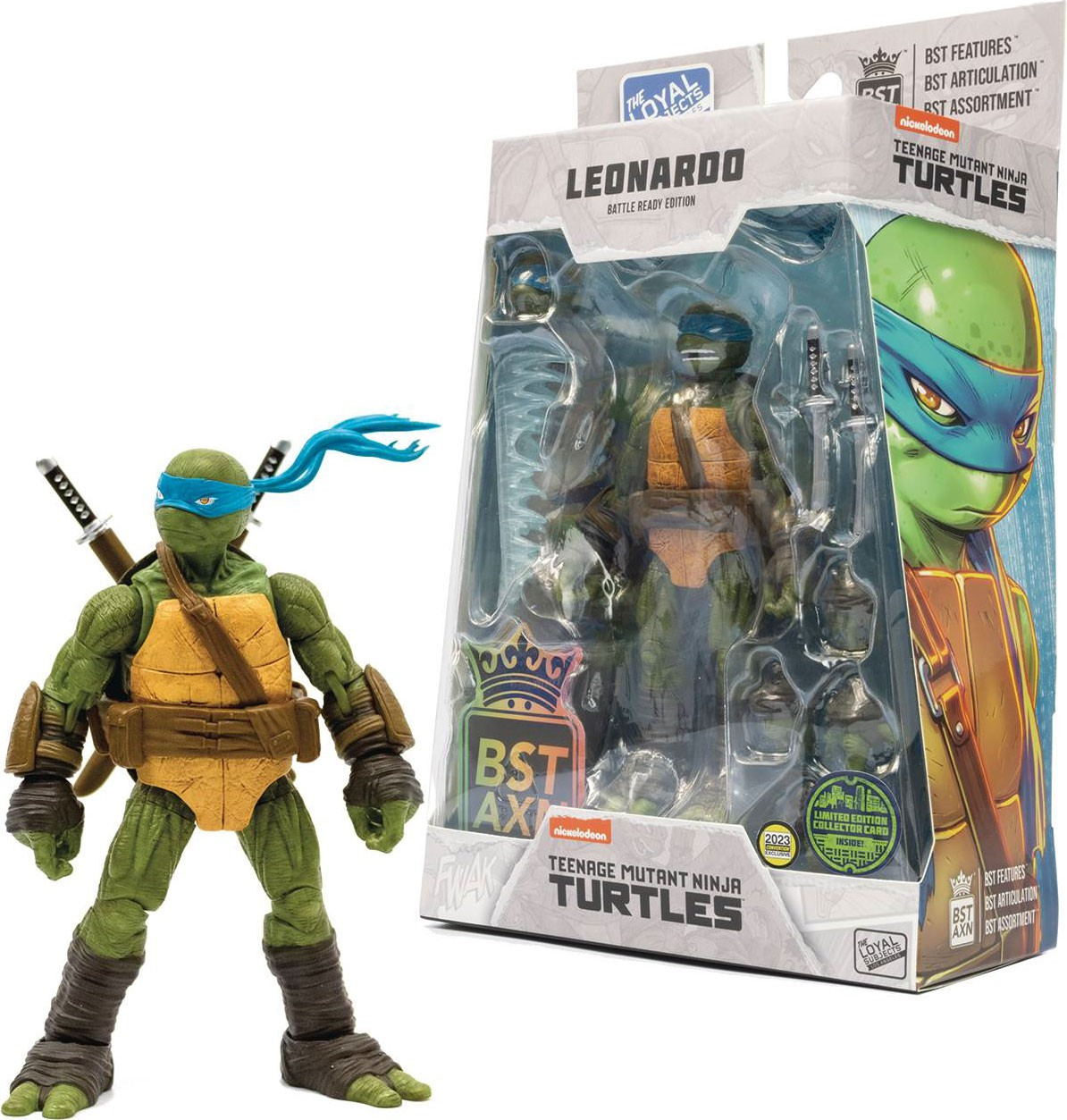 Teenage Mutant Ninja Turtles TMNT BST AXN IDW Leonardo 5 Action