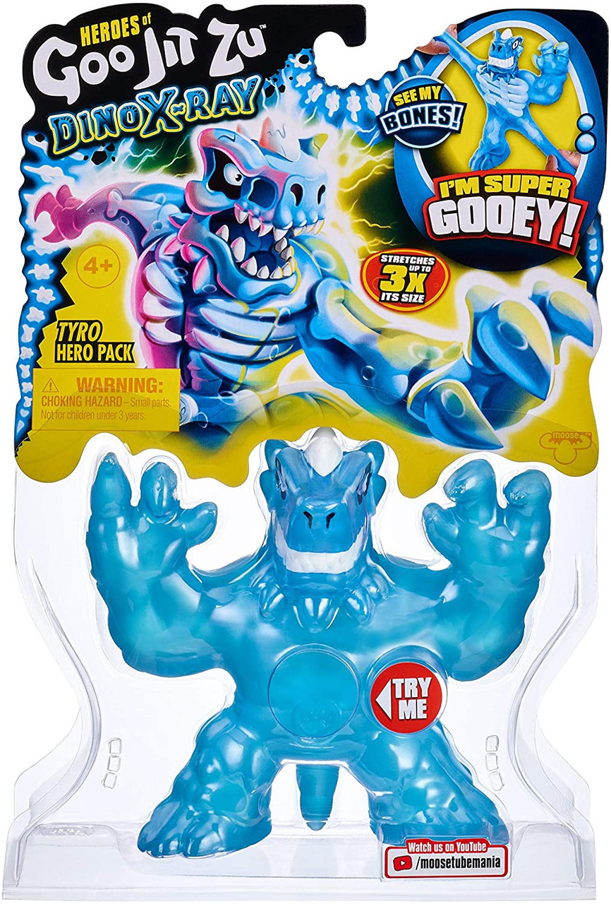Heroes of Goo Jit Zu Dino X-Ray Series 4 Tyro the T-Rex Action