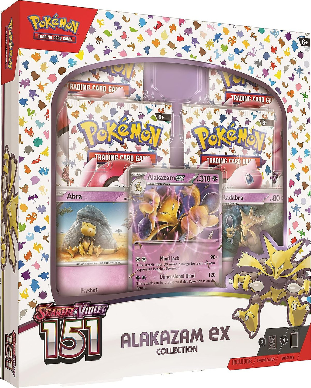 Pokemon Scarlet Violet 151 Alakazam ex Collection Box ENGLISH, 4