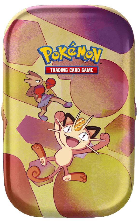 Pokémon mini ポケモンmini ムチュールピンク 箱付き 北米版 Pokemon Scarlet Violet 151 Hitmonchan Meowth Mini Tin Set ENGLISH