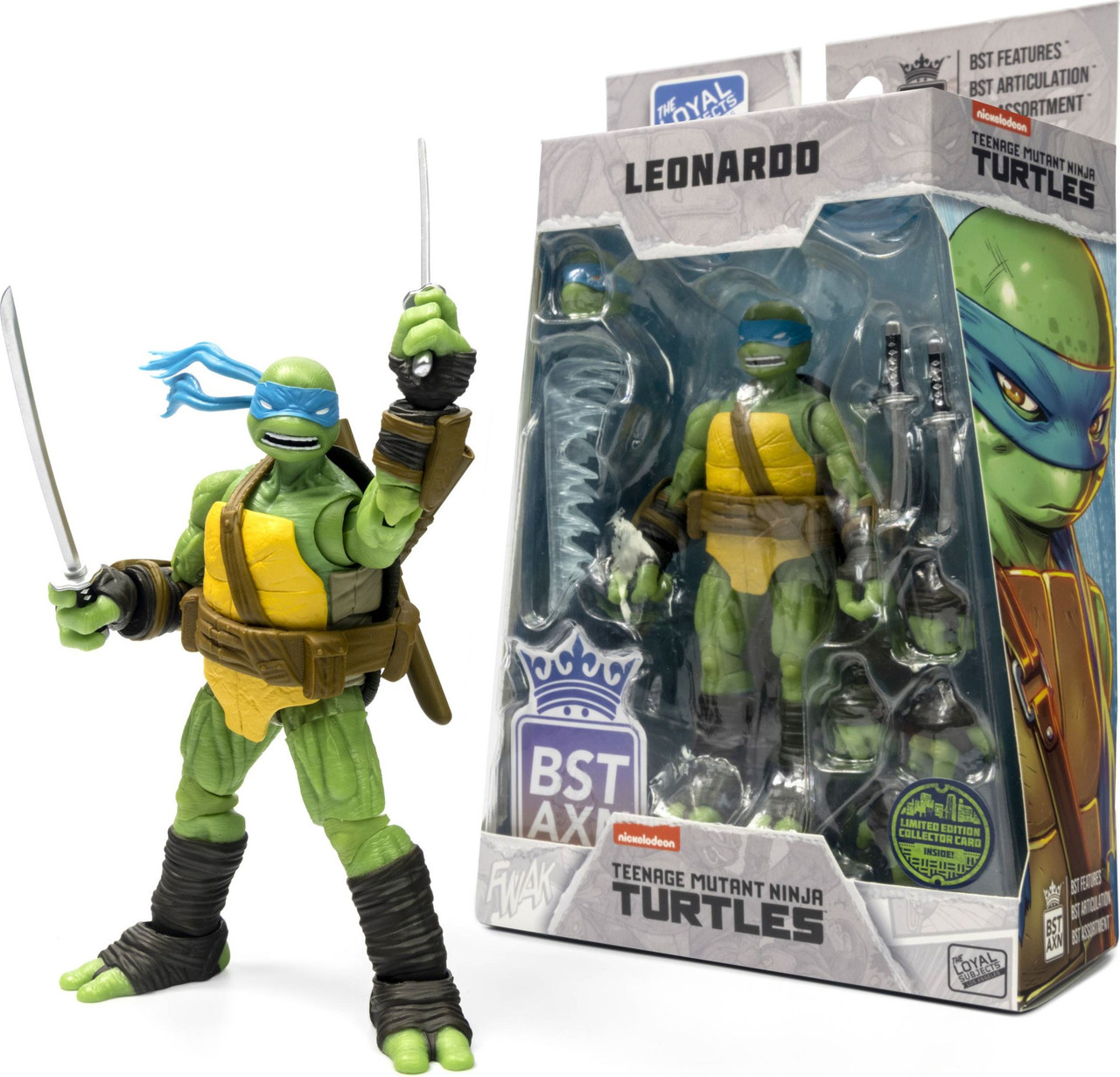 日*0様 Teenage Mutant Ninja Turtles Figure Teenage Mutant Ninja Turtles TMNT BST AXN Comic Heroes Leonardo 5