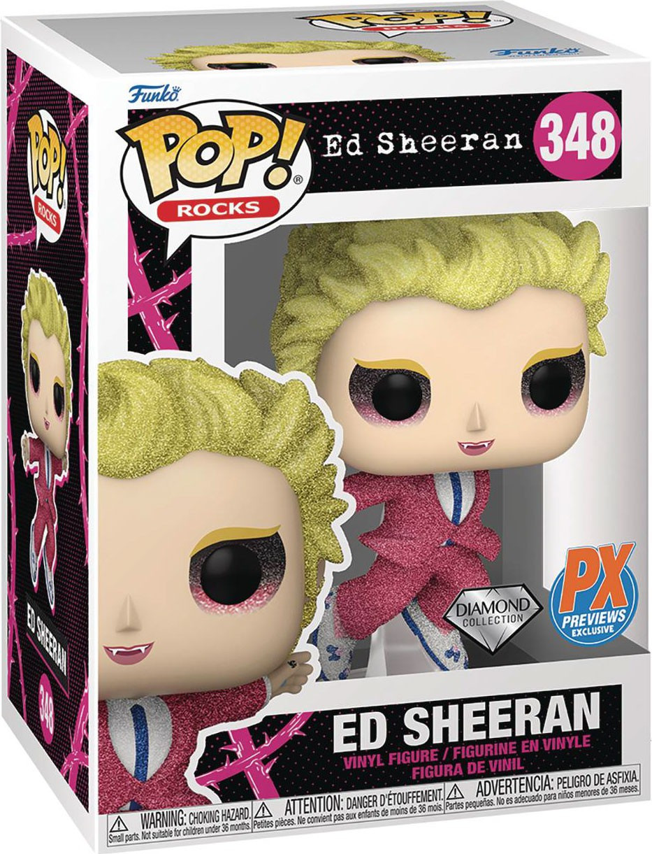 Funko Ed Sheeran POP Rocks Ed Sheeran Exclusive Vinyl Figure 348