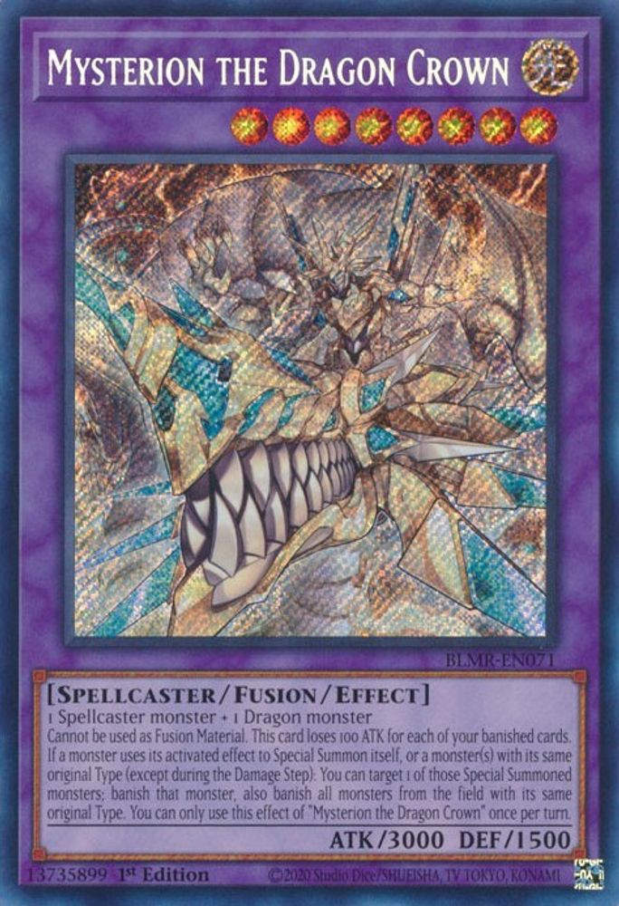 rarest yugioh card 2020 Pot of Extravagance (Secret Rare) - RA01-EN059 - Secret Rare You can only use this effect of Mysterion the Dragon Crown once per turn. My Top 25 Rarest and