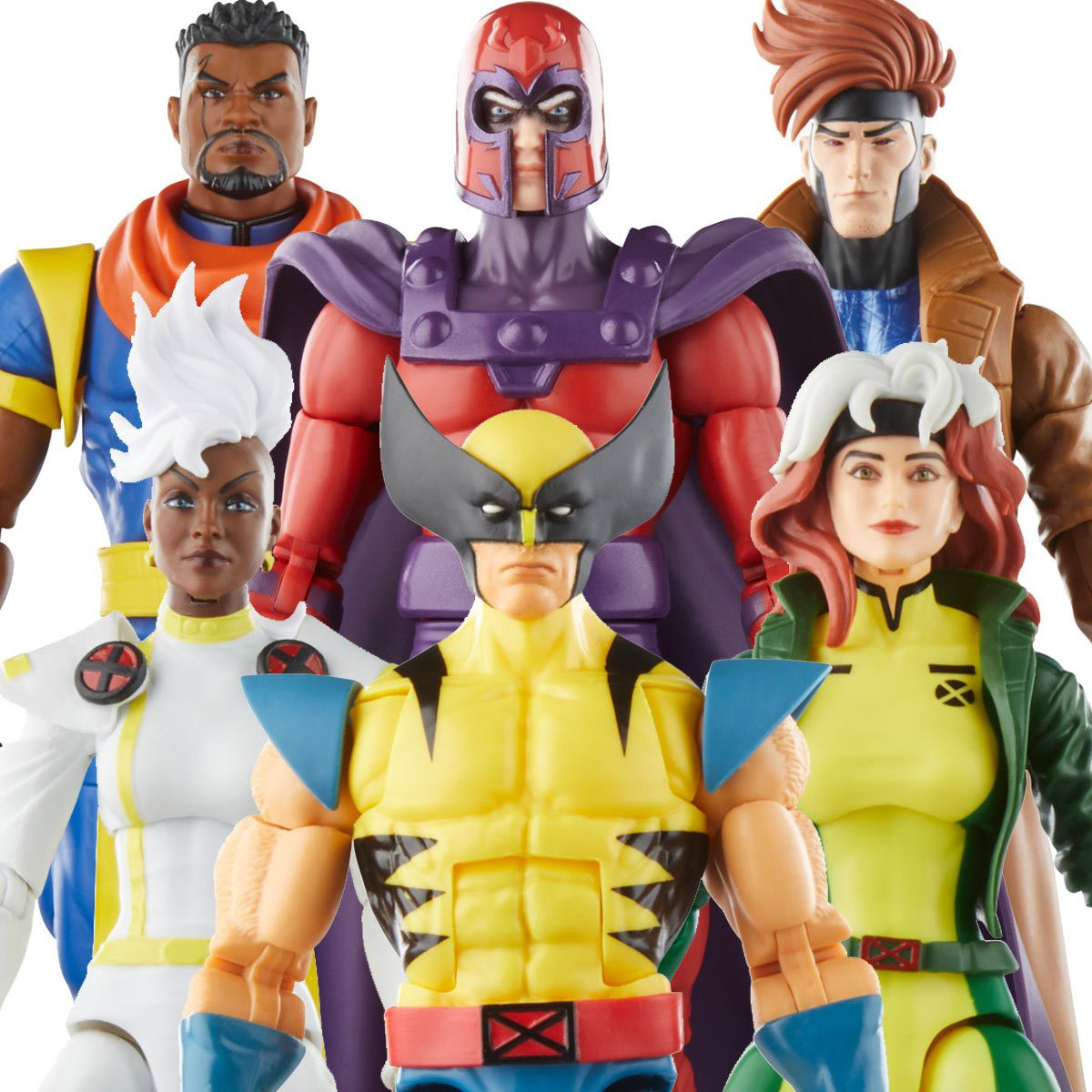 Marvel X-Men 97 Marvel Legends Rogue, Gambit, Storm, Wolverine