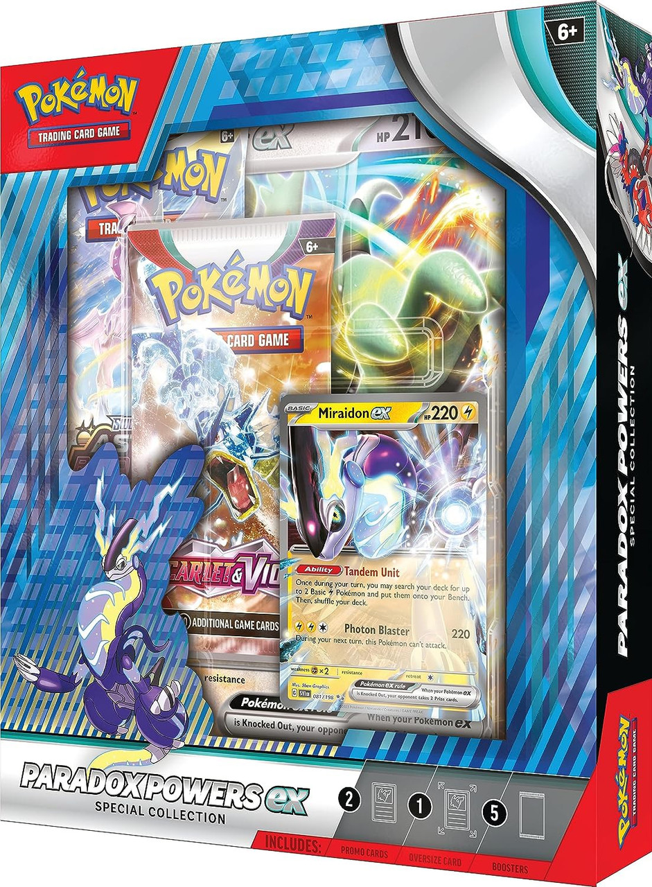 【英語版】ポケモン Paradox Powers ex Collection paradoxpowersex__83417.