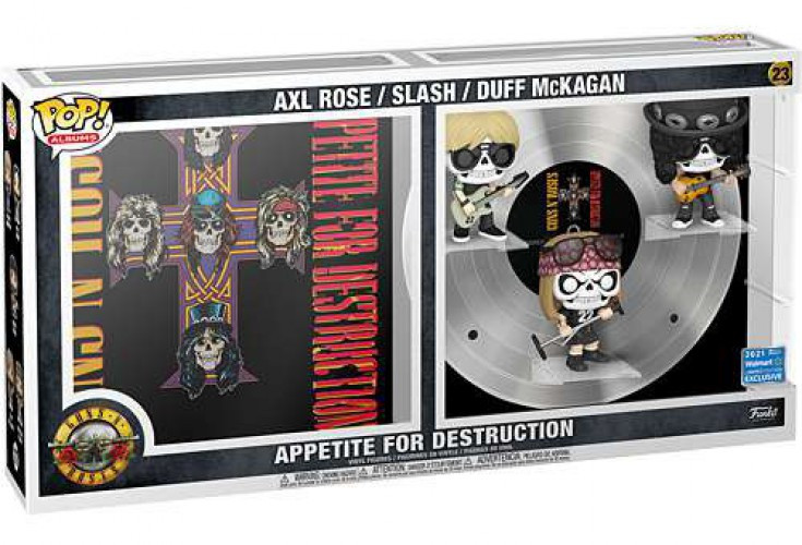 Funko POP！ ROCKS  GUNS'N'ROSES 3体セット Funko Guns N Roses Deluxe POP Rock Albums Appetite For Destruction
