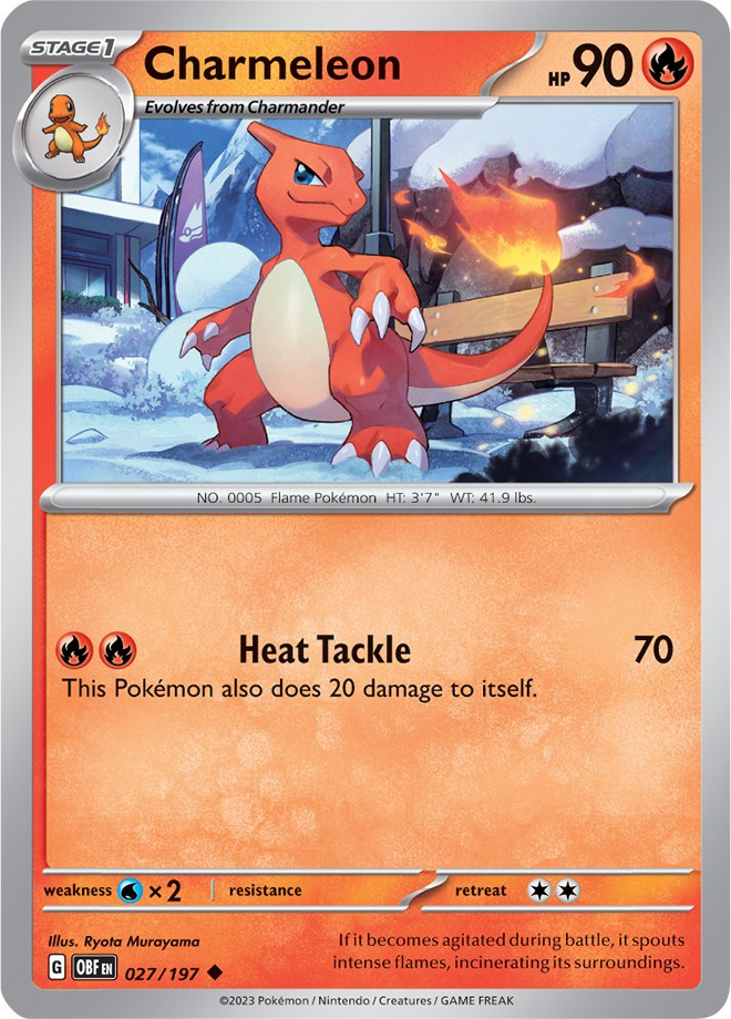 Pokemon Trading Card Game Obsidian Flames Single Card Uncommon