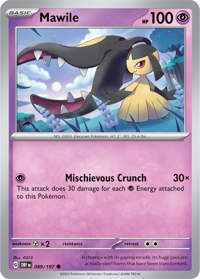 all mawile pokemon cards 246/217 - Holofoil ME Ascended Heroes 30 Retreat Cost Pokemon Trading Card Game Obsidian