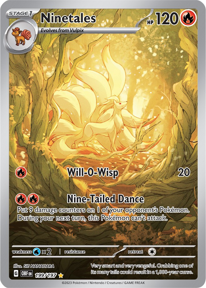 Pokemon Trading Card Game Obsidian Flames Single Card Illustration