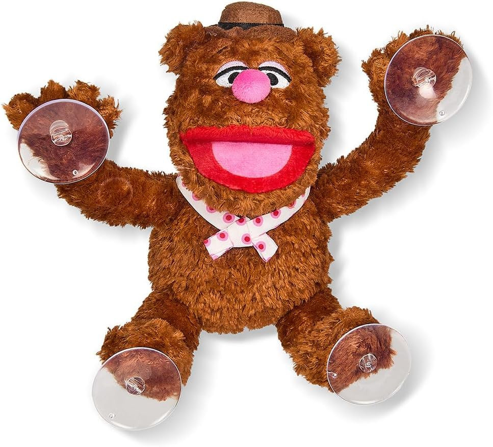 The Muppets Fozzie Bear 6 Plush Window Clinger Kidrobot NECA - ToyWiz