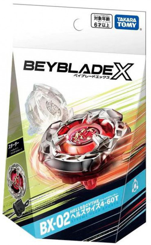 Beyblade X Hellsscythe 4-60T Starter Set BX-02 Tomy Takara - ToyWiz