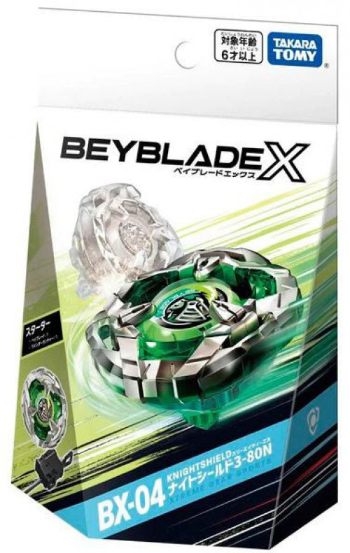 Beyblade X Knightshield 3-80N Starter Set BX-04 Tomy Takara - ToyWiz