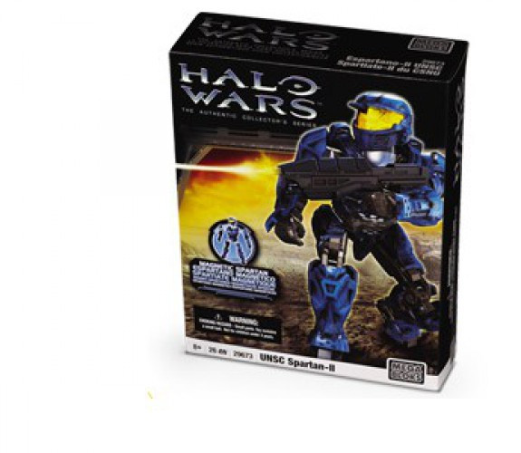 Mega Bloks Halo Magnetic Figures UNSC Spartan-II Set 29673 Blue