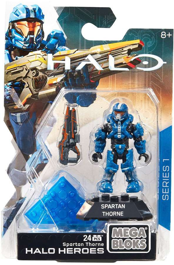 Mega Bloks Halo Heroes Series 1 Spartan Thorne Mini Figure - ToyWiz