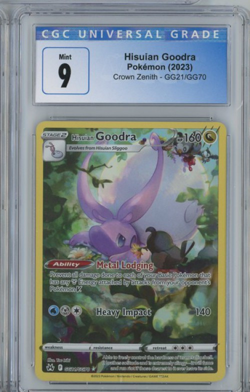 goodra pokemon card price - Hisuian GG21/GG70 - Crown Zenith - Galarian Gallery and this doesnt use up their Energy attachment for the turn Hisuian Goodra | Lost Origin