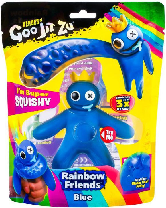 Heroes of Goo Jit Zu Rainbow Friends Blue Action Figure Water Bead