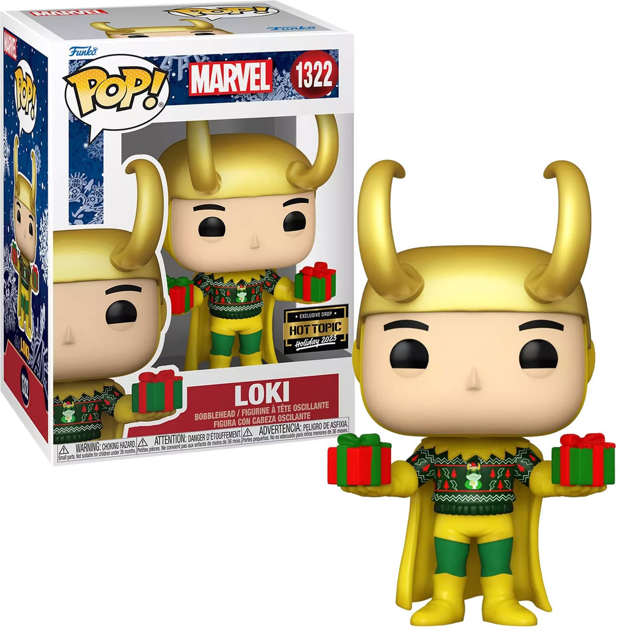Funko Marvel POP Marvel Loki Exclusive Vinyl Bobble Head 1322
