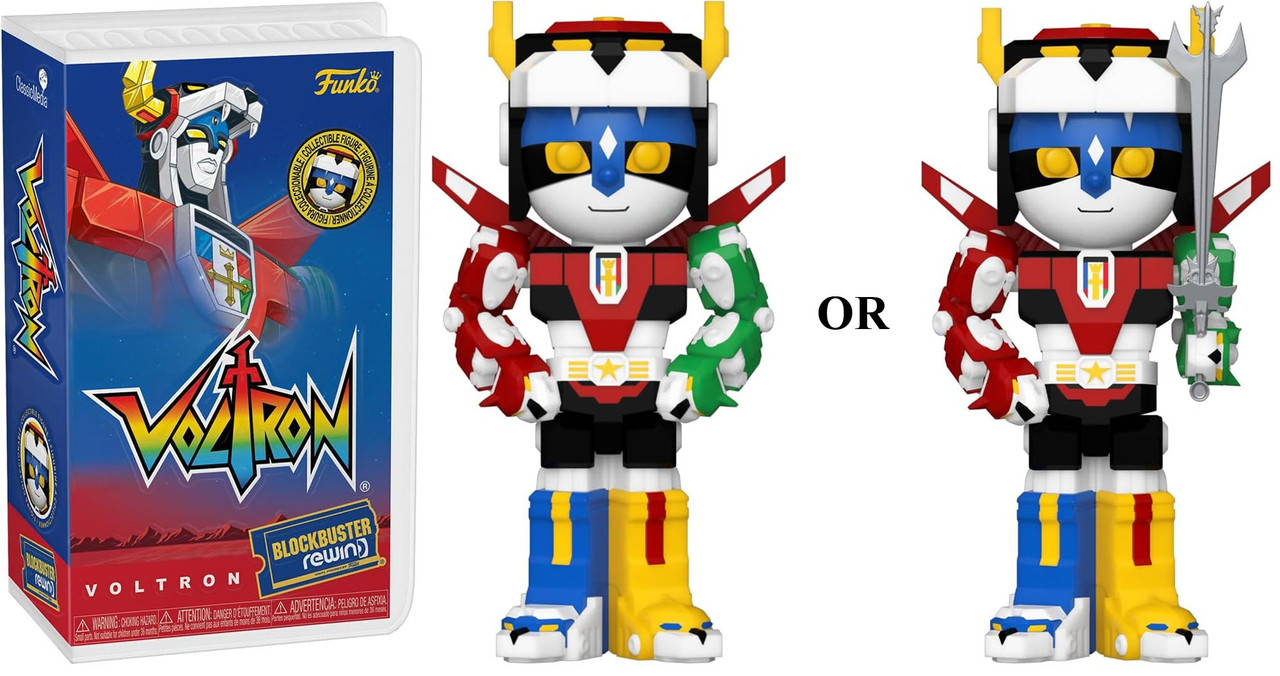 Funko Voltron Blockbuster Rewind Voltron Vinyl Figure 1 RANDOM