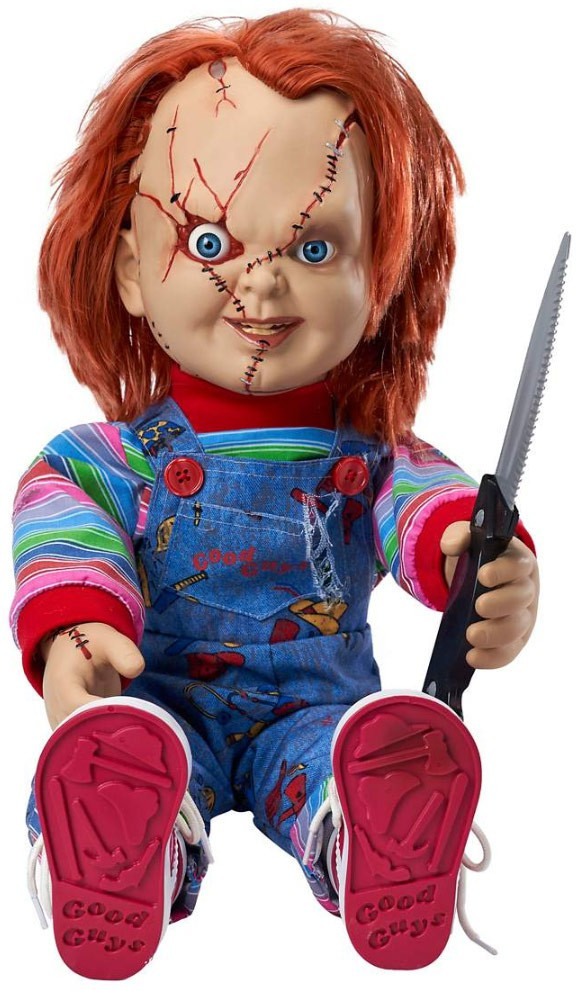 Childs Play Chucky Exclusive 14 Animatronic Doll Spirit Halloween