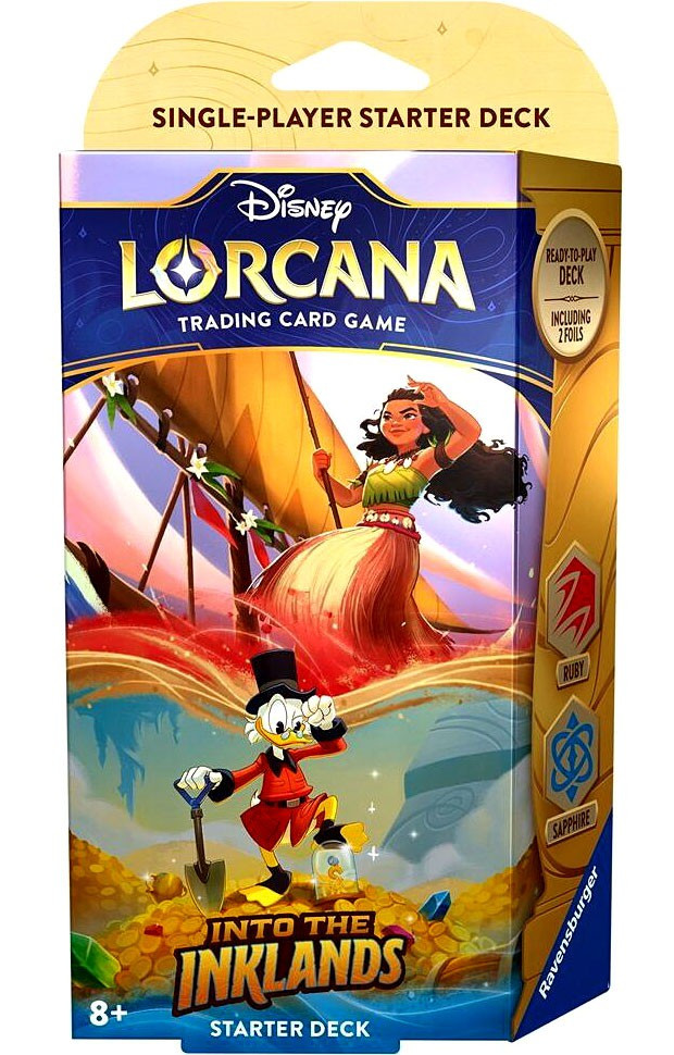 Disney Lorcana Trading Card Game Into the Inklands Ruby Sapphire