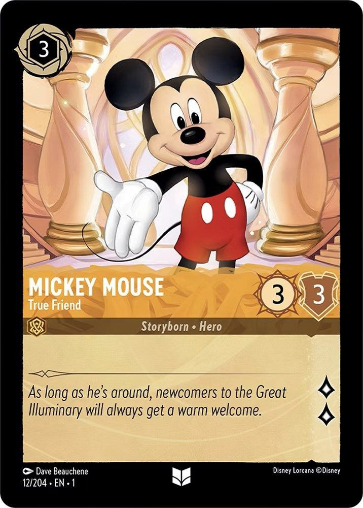 Disney Lorcana Trading Card Game The First Chapter Single Card