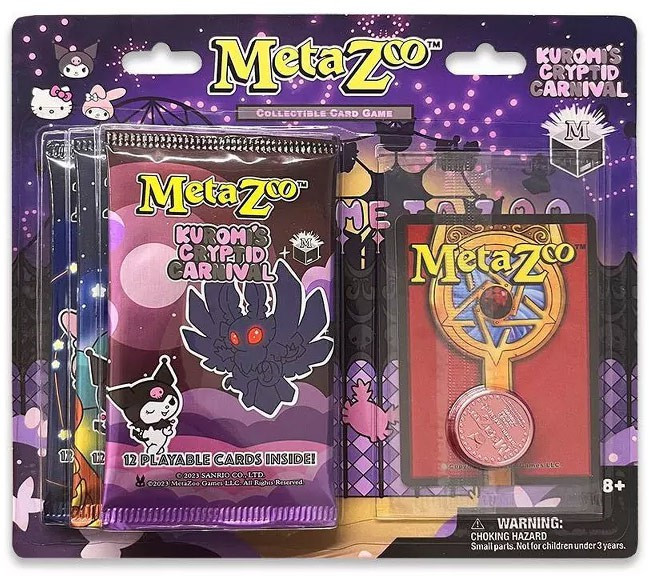 metazoo kuromi booster box MetaZoo: Kuromi's Cryptid Carnival Unique Promo and exclusive collectors Coin. U.C.C. Distributing Sanrio Metazoo Kuromis