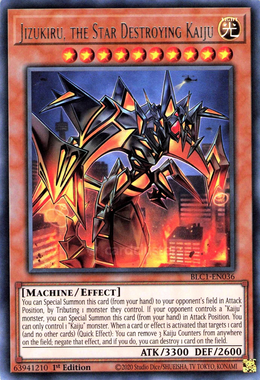 kaiju yugioh cards Jizukiru, The Star Destroying - OP10-EN007 - Super Rare All cards will be carefully packed for safe transit Yu-Gi-Oh! OCG/[LOCR] LIMIT OVER COLLECTION