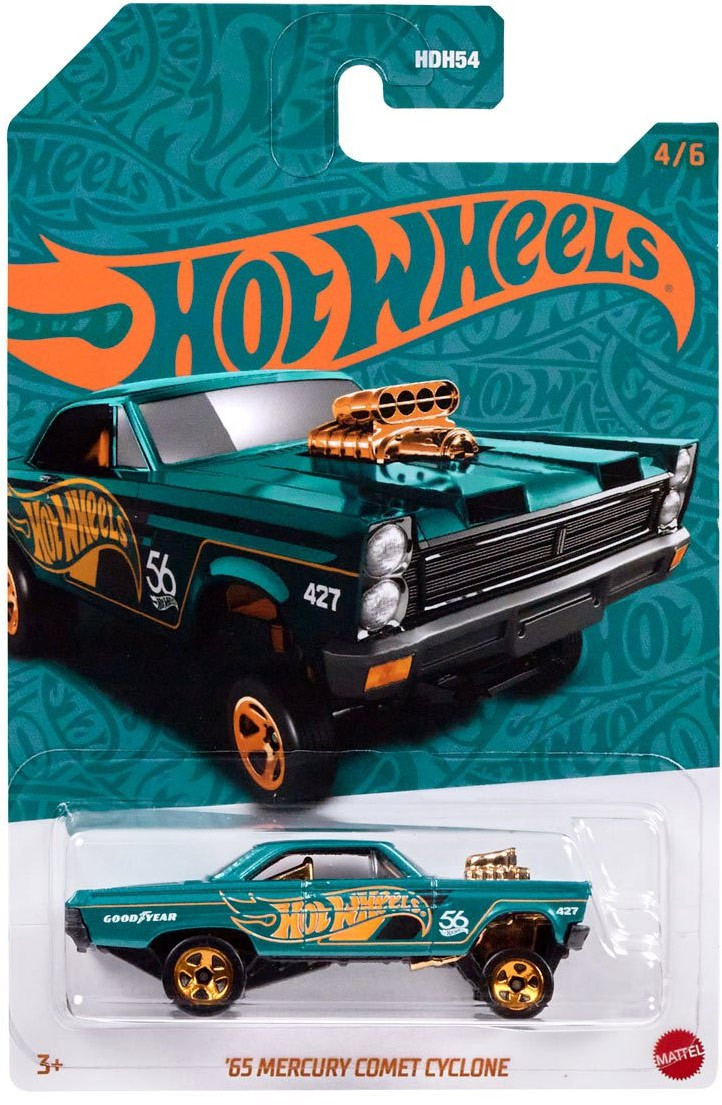 Hot Wheels 2024 Pearl Chrome 65 Mercury Comet Cyclone 164 Diecast