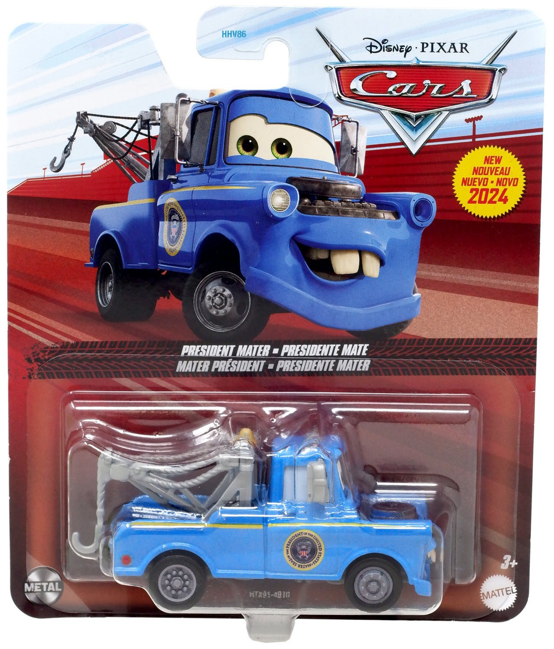Disney Pixar Cars Cars 3 Metal President Mater 155 Diecast Car