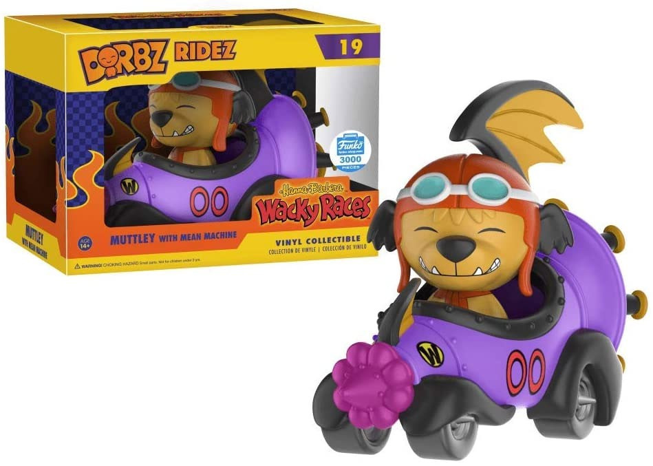 Funko Hanna-Barbera Wacky Races Dorbz Ridez Muttley with Mean