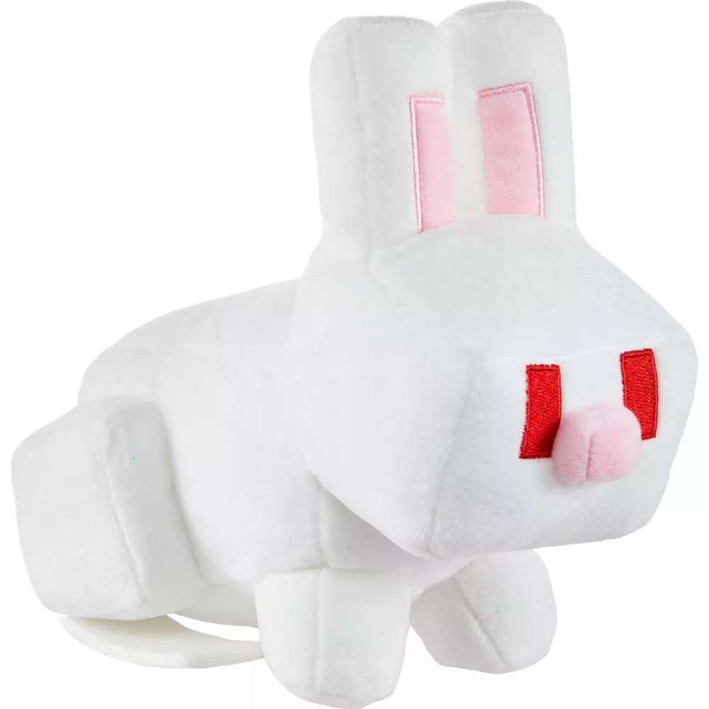 Minecraft White Rabbit 8 Plush Mattel - ToyWiz