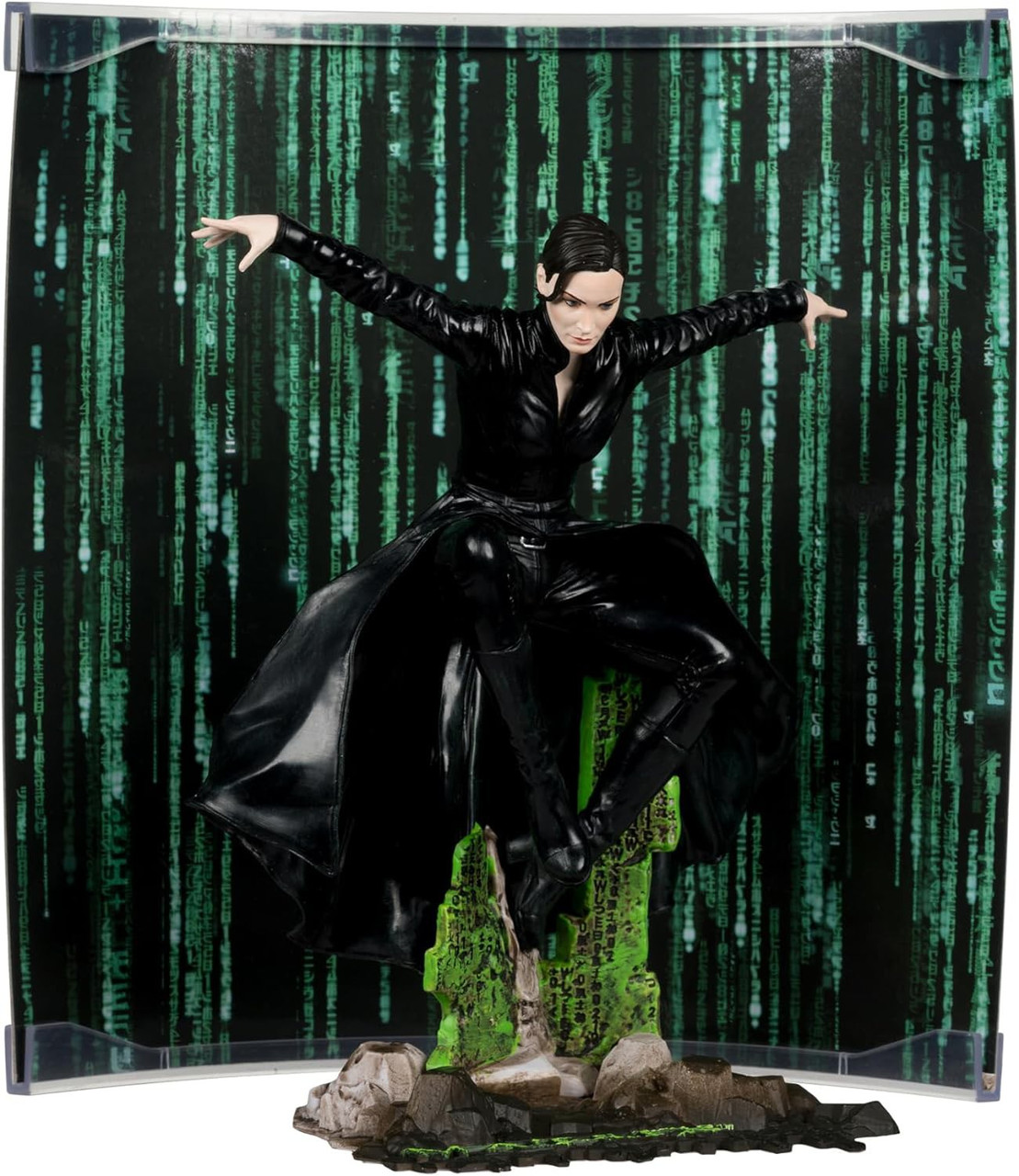 McFarlane Toys The Matrix Movie Maniacs Trinity 6 Posed Figure