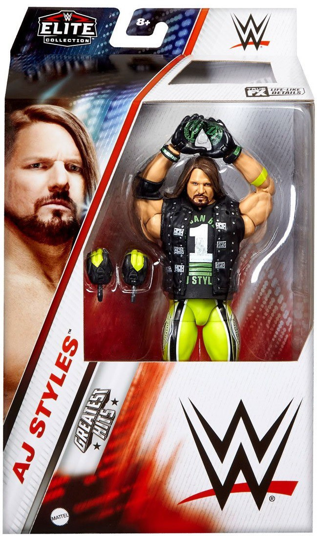 WWE Wrestling Elite Collection Greatest Hits 2024 AJ Styles Action
