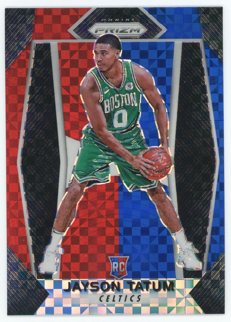 NBAカード Jayson Tatum RC Premier Level NBA 2017-18 Panini Prizm Single Card Red White Blue Jayson Tatum