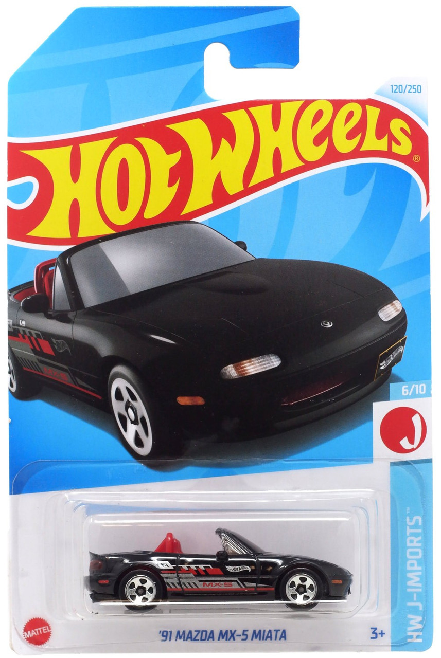 Hot Wheels HW J-Imports 91 Mazda MX-5 Miata 164 Diecast Car Mattel