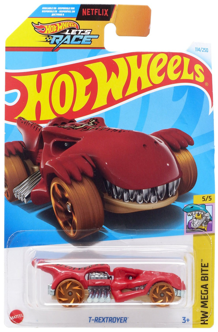 Hot Wheels Lets Race HW Mega Bite T-Rextroyer 164 Diecast Car