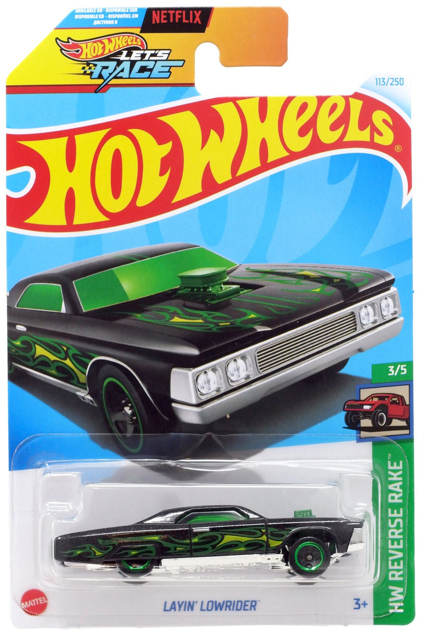 Hot Wheels HW Reverse Rake Layin Lowrider 164 Diecast Car Mattel